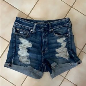 American eagle jean shorts
